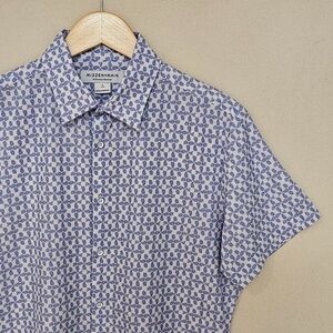 Mizzen+Main Short Sleeve Button Down Trim S
